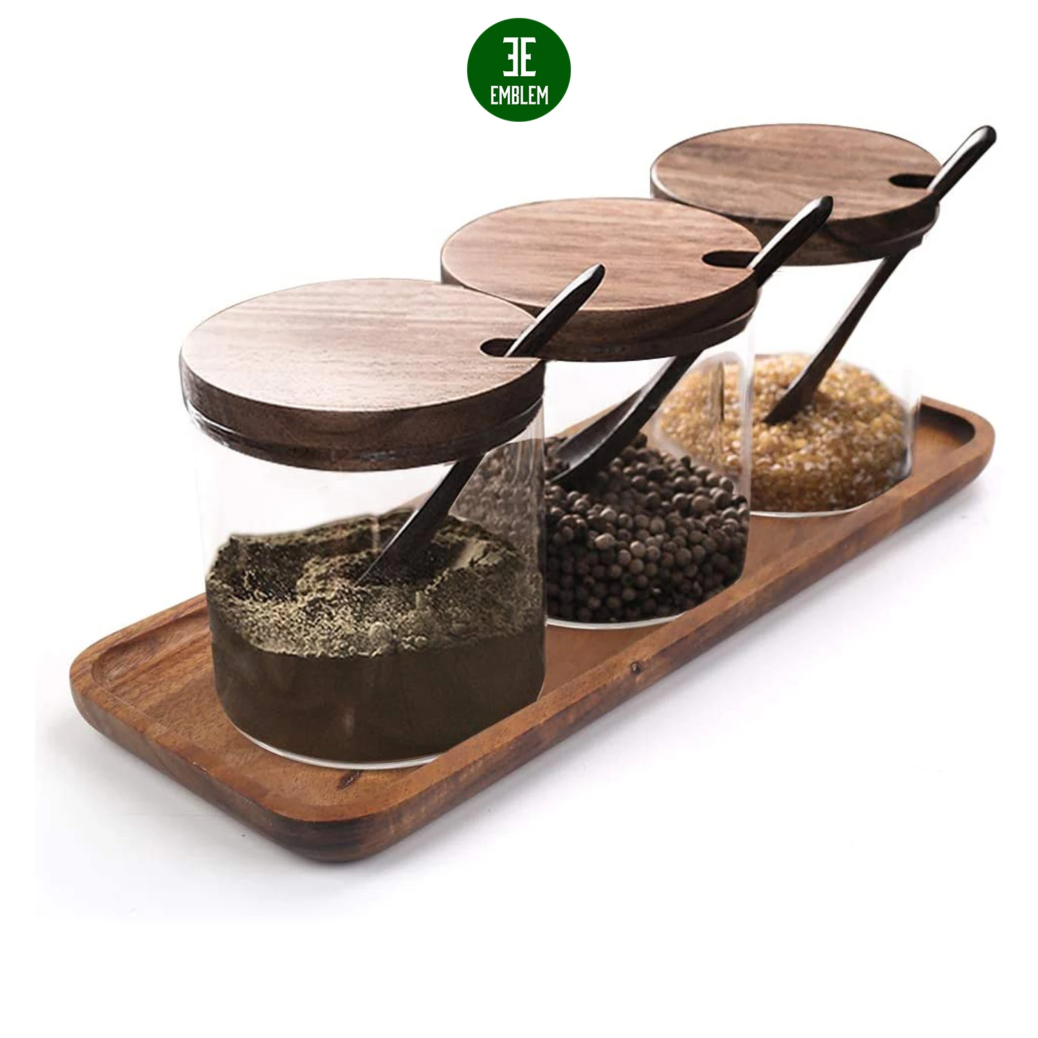 Condiment Container Seasoning Box Set Salt Sugar Spice Pepper Condiment Container Kitchen Cruet Seasoning Pots