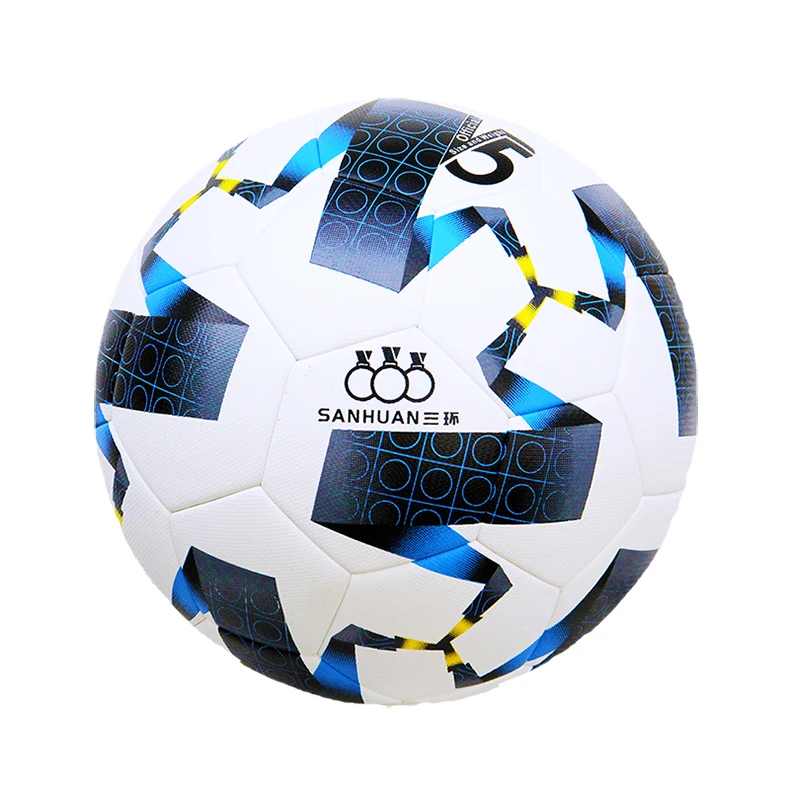 Aolan Blue  Bladder Carcass PU Customize Your Own Soccer Ball