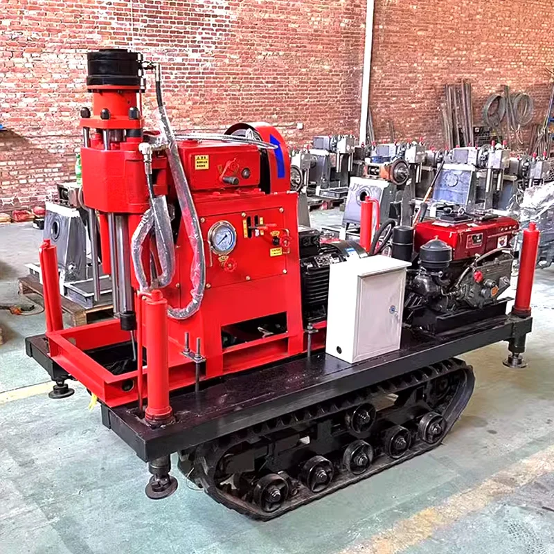 Grouting Reinforcement Drilling Rig Mechanical Transmission And Hydraulic Feeding 150M Water Well Drilling Rig