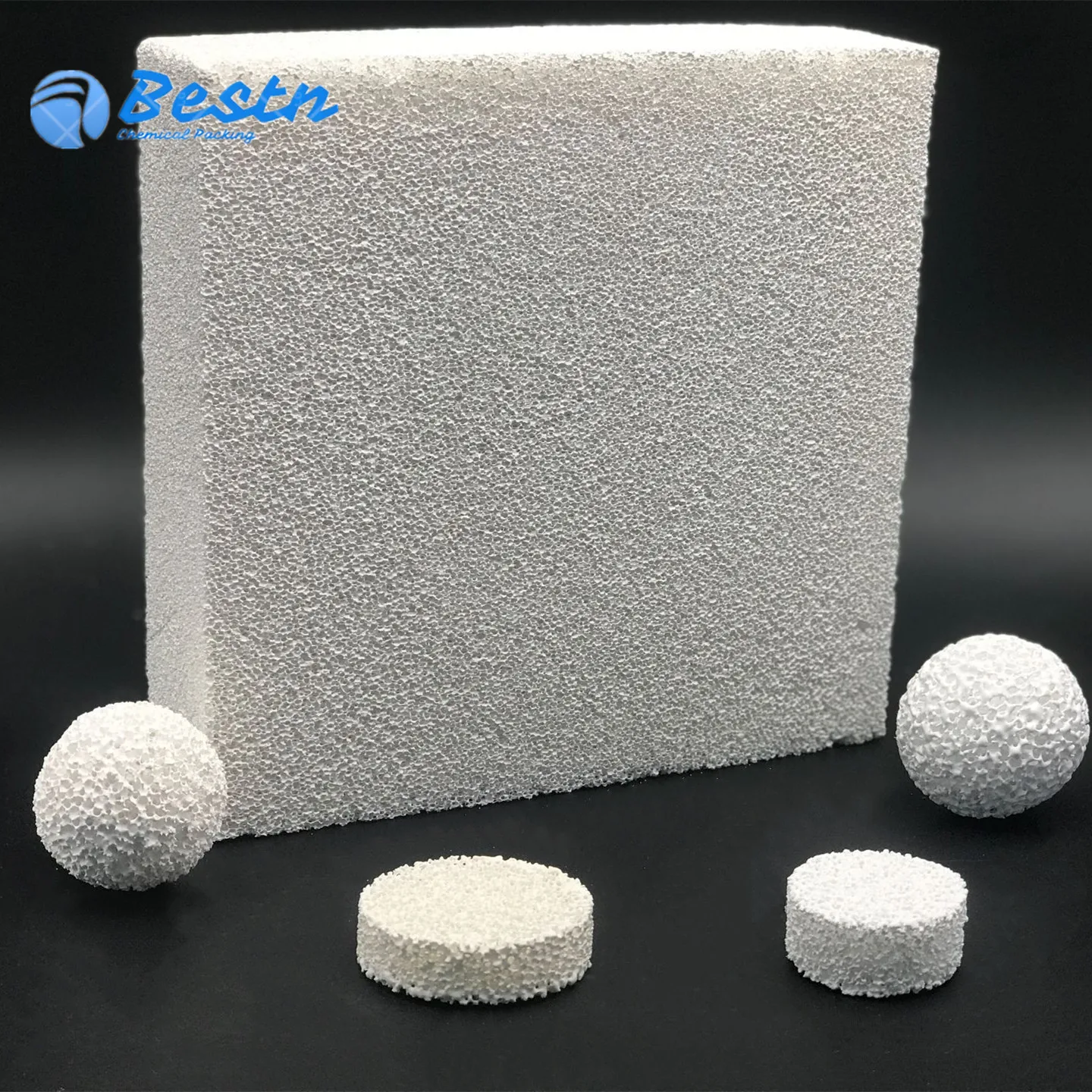 10 30 50 Ppi High Quality Industrial Cast Foundry Porous Silicon Carbide Zirconia Magnesia Alumina Foam Ceramic Filter