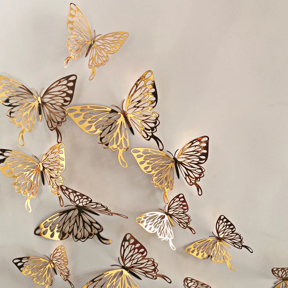 Hot Selling Cheap Price Self Adhesive Butterfly Wall Sticker