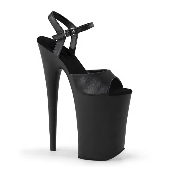 Sexy pointed shoes 23cm super high heel waterproof platform