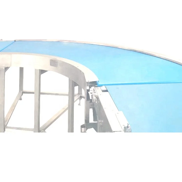 SINOBAKE Food Grade Customized large-scale Conveyor Belt Manufacturer 180 Degree Turning  Conveyor