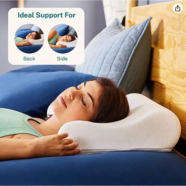 JYM Slow rebound memory foam pillow, suitable for bed pillows for lateral sleepers , with comfortable neck support.