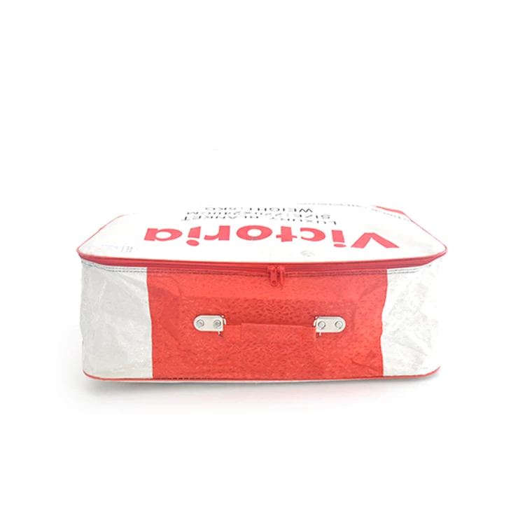 clear pvc plastic button curtain packaging bag with hook