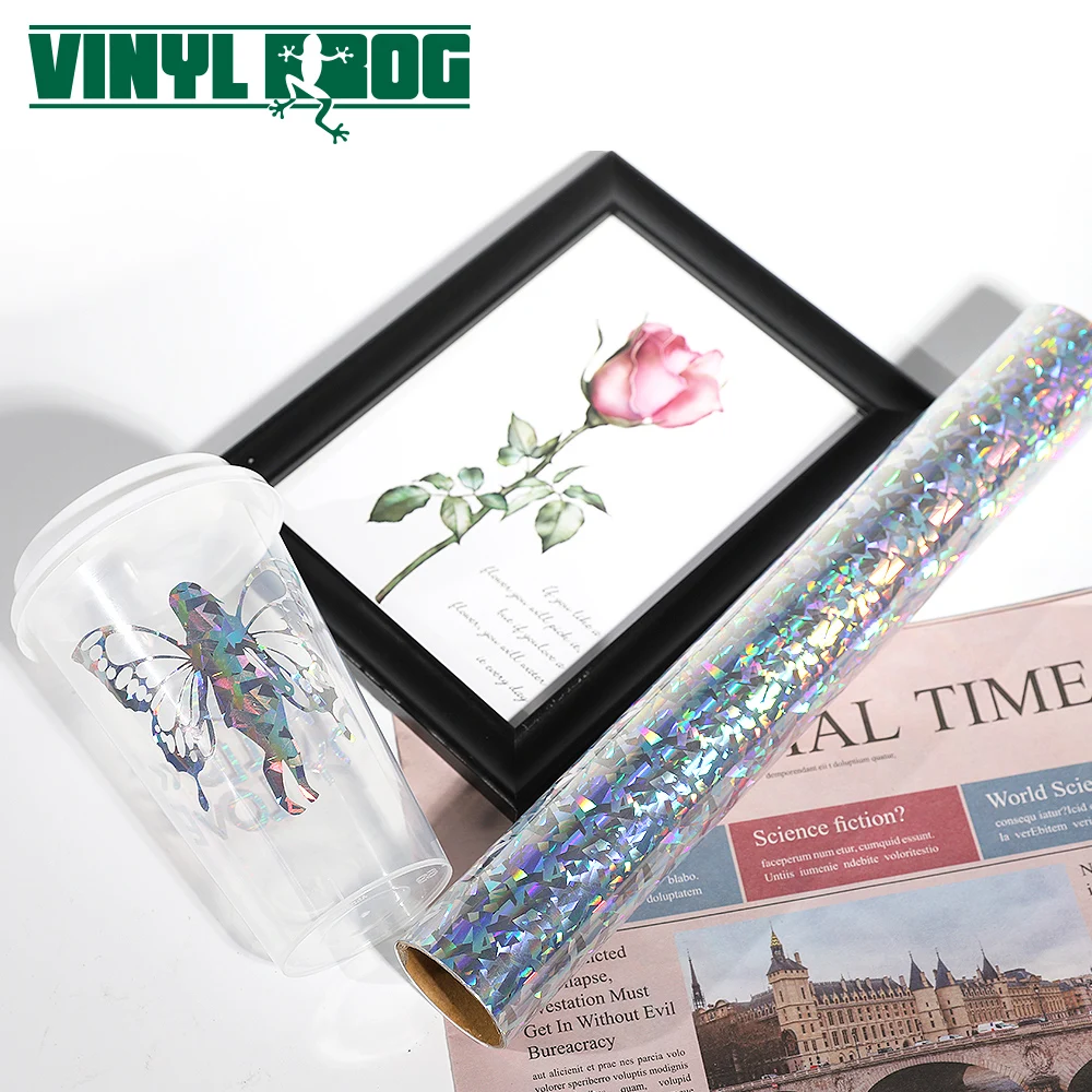  Новый продукт Oracal 651 режущий плоттер DIY Craft Cricut Rainbow хромированная голографическая наклейка блестящая самоклеящаяся виниловая пленка