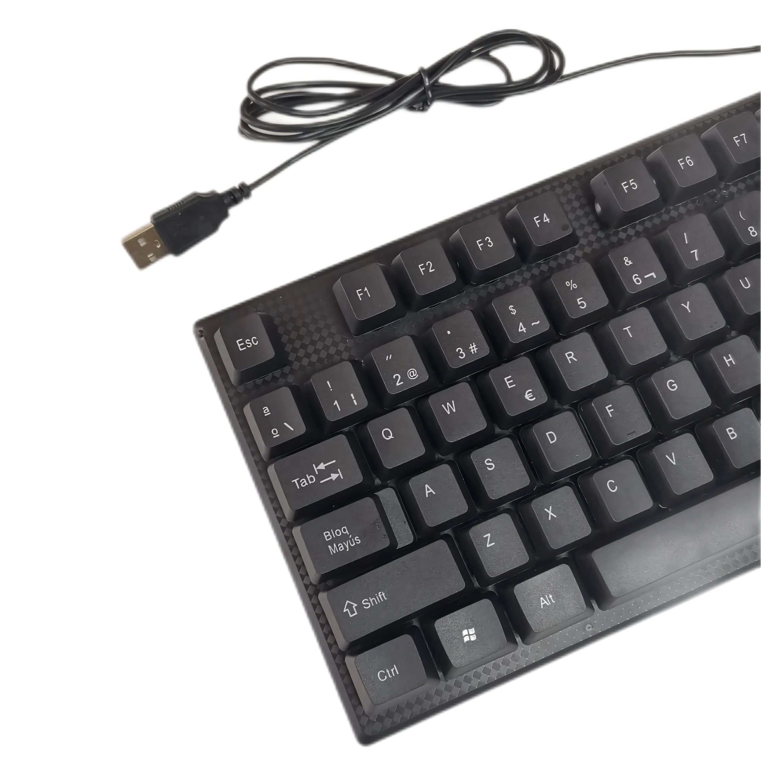 multi-language wired usb keyboard office home use full size 104keys 105keys spanish Arabic Russian French keyboard