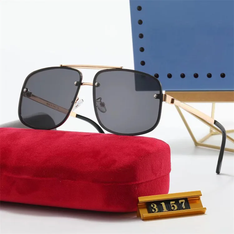 High quality designer sunglasses women men luxury brands oversized sunglasses