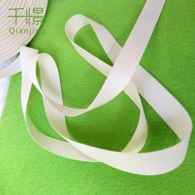 WA001 manufacturer supply printed 1.6cm  DTM label ribbons cotton