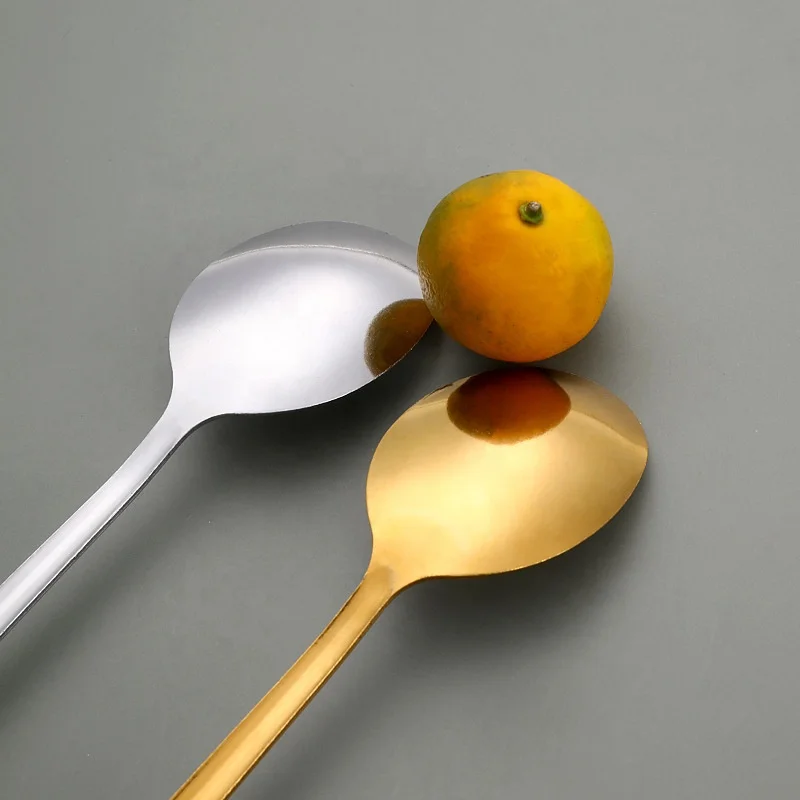 Soup Spoon 304 Stainless Steel Spoons 304 Korean Spoon