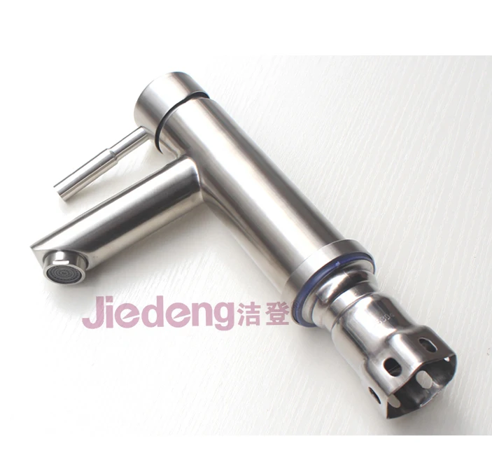 Lead free full set stainless steel 304 water saving tap bathroom SS mirror finish faucets (SS04)