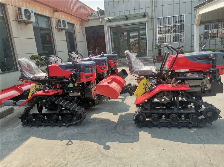Compact Used Old Mini Small Crawler Tractors For Paddy Field