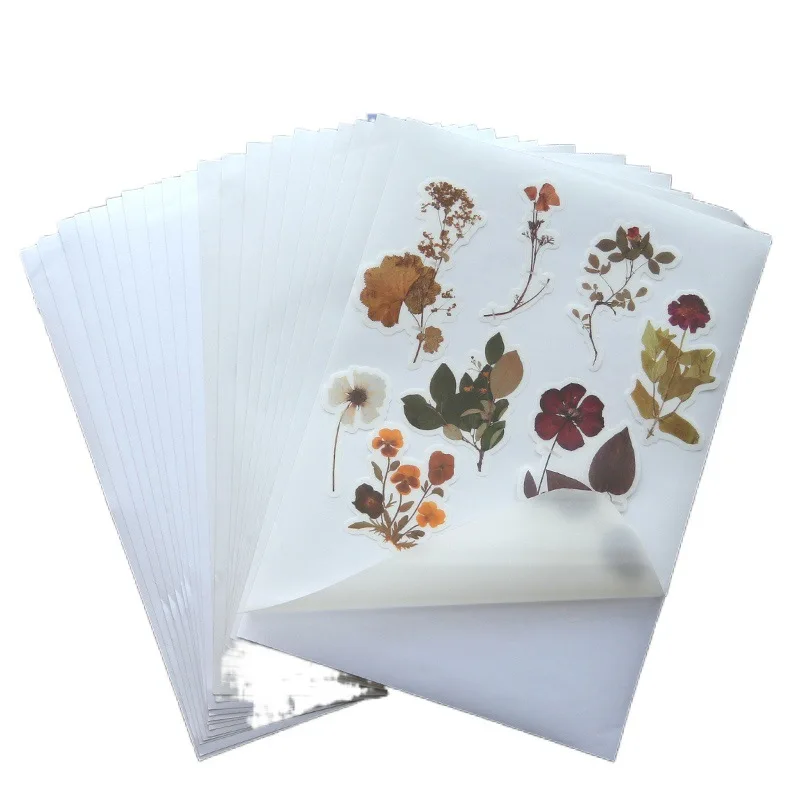 Wholesale Inkjet Printable Self Adhesive Japanese Matte A4 Washi Sticker Paper Sheet For Inkjet Printer