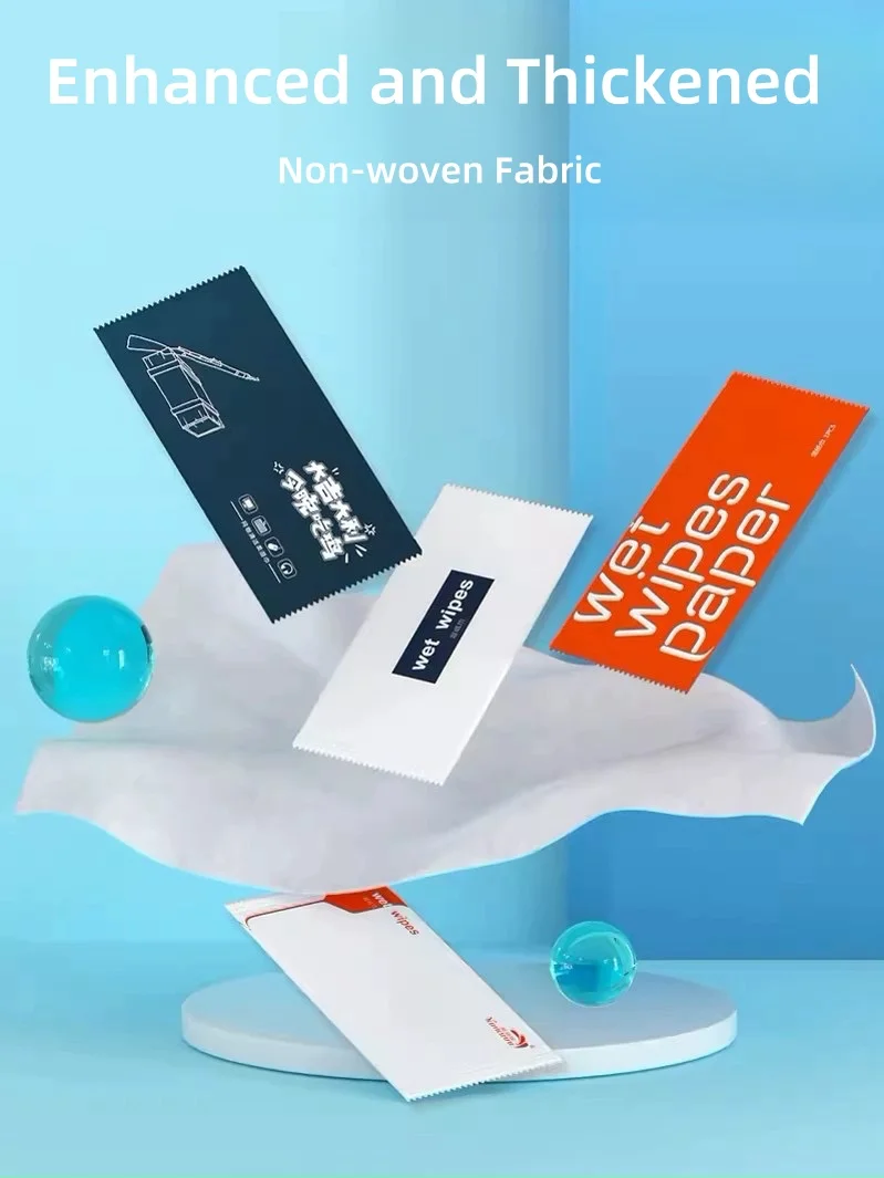 Custom Multi-Scenario Use Single Restaurant Wet Tissue Wholesale Portable Individually Wrapped Hand Mouth Cleaning Wet Wipes