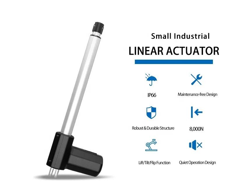 wire control 12v 24v 100mm 200mm 300mm 500mm 4000n 4500n 6000n 7000n 8000n stroke linear actuator for furniture