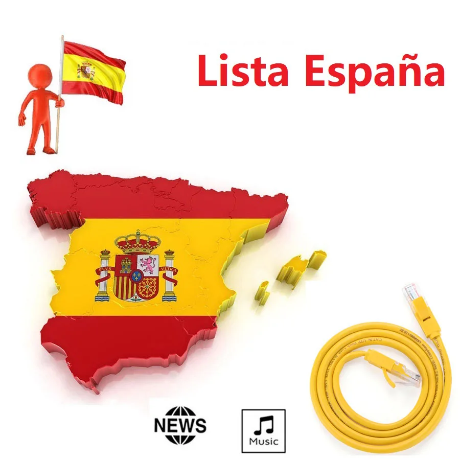Lista m3U Espana portugal 4k linux android smart tv apoyo Europe ip lista