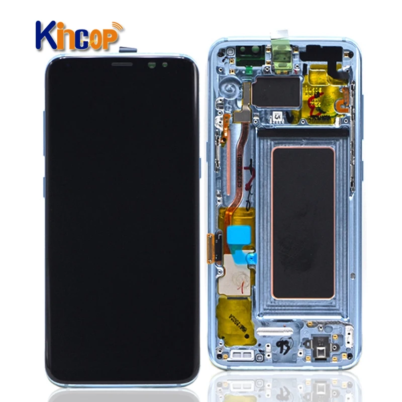 Wholesale Mobile OEM LCD for Samsung Galaxy S8 Plus G955 Screen Digitizer Assembly LCD with frame for Samsung S8+