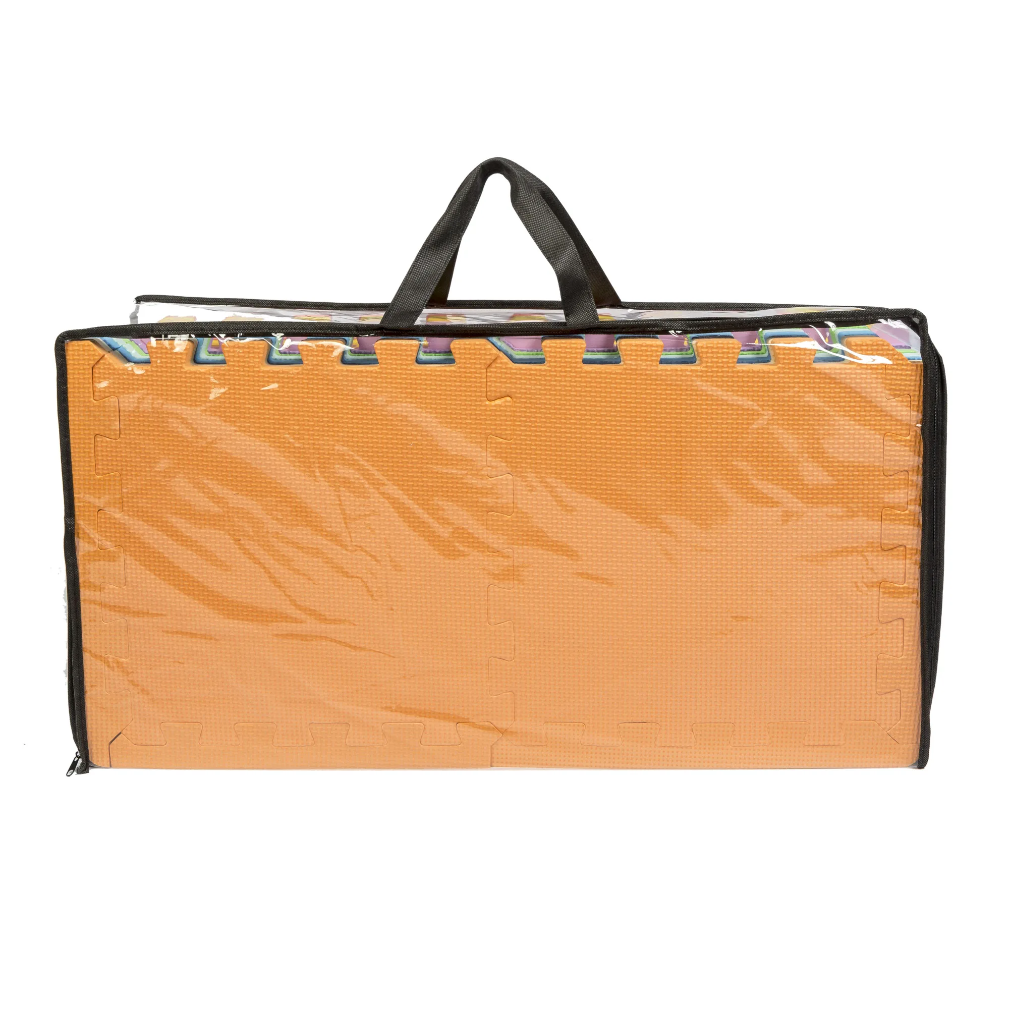 Sansd Cheap Price Kids Toddler Foam Non-toxic Interlocking Plush Children Exercise Floor Puzzle EVA Interlocking Fuzzy Rug