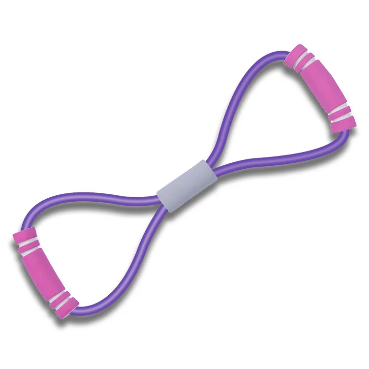 Figure 8 Tension Rope Chest Expander Yoga Tension Rope Fitness Pilates Resistance Belt Fitness Tension Belt