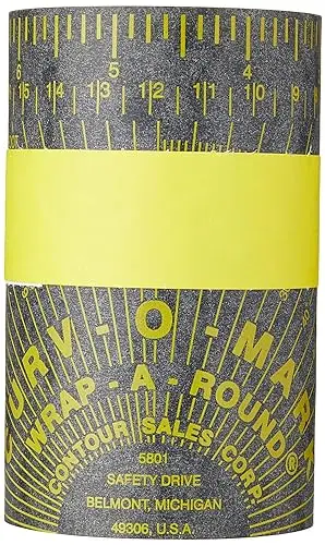 LongTai Pipe Measure Tool Wrap Around Tape, Flex Angle Measuring and Marking Gauge