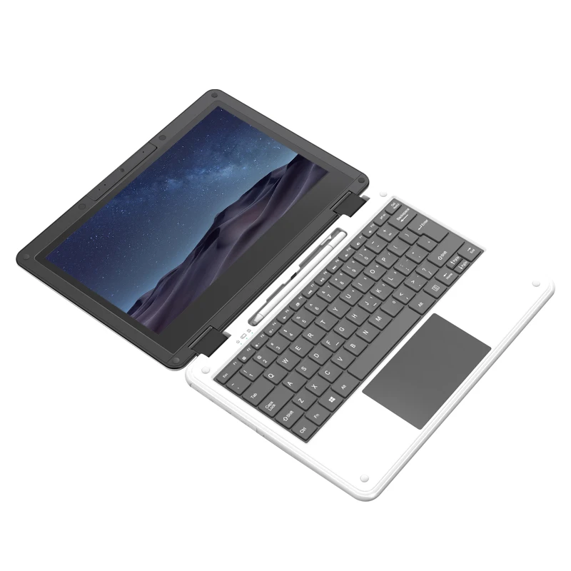 11 6 дюймовый ноутбук intel cerelon N4100 с сенсорным экраном и вращением на 360