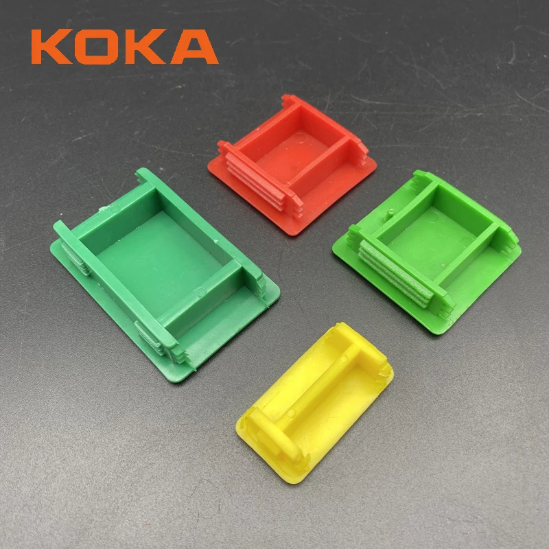 strut cover strip  end caps Plastic 41mm x 41mm