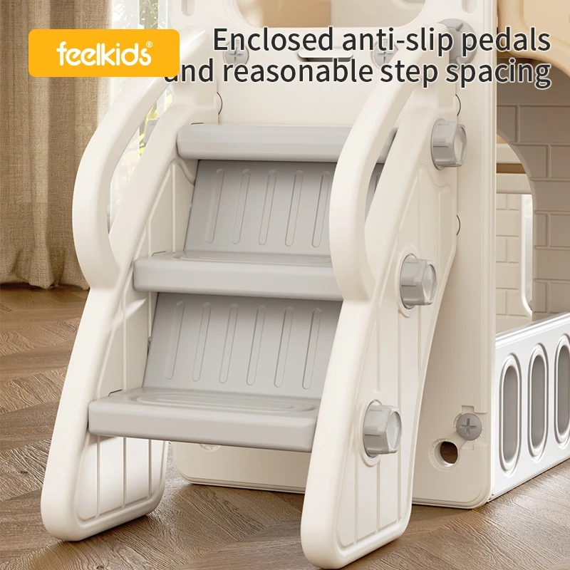 Children indoor playground kids slides baby home toys plastic slides swing and slide for kids playhouse