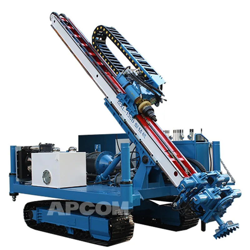 Hydraulic anchoring drilling rig anchor hole rotary drilling rig APCOM MXL-135D ground hole foundation anchoring drill machine