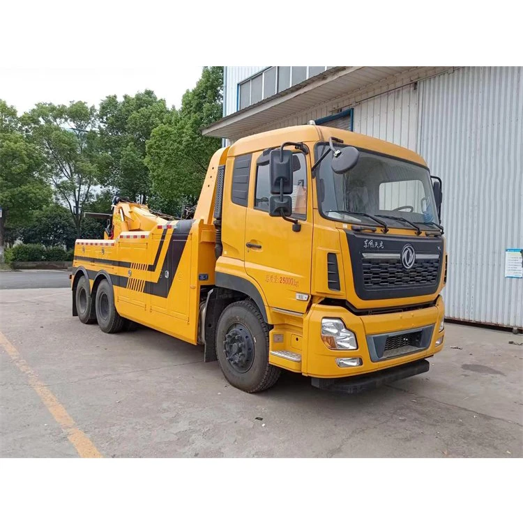 2024 Dongfeng 6x4 Heavy Duty Wrecker Truck Emergency Road Rescue Tow  Vehicle For Sale