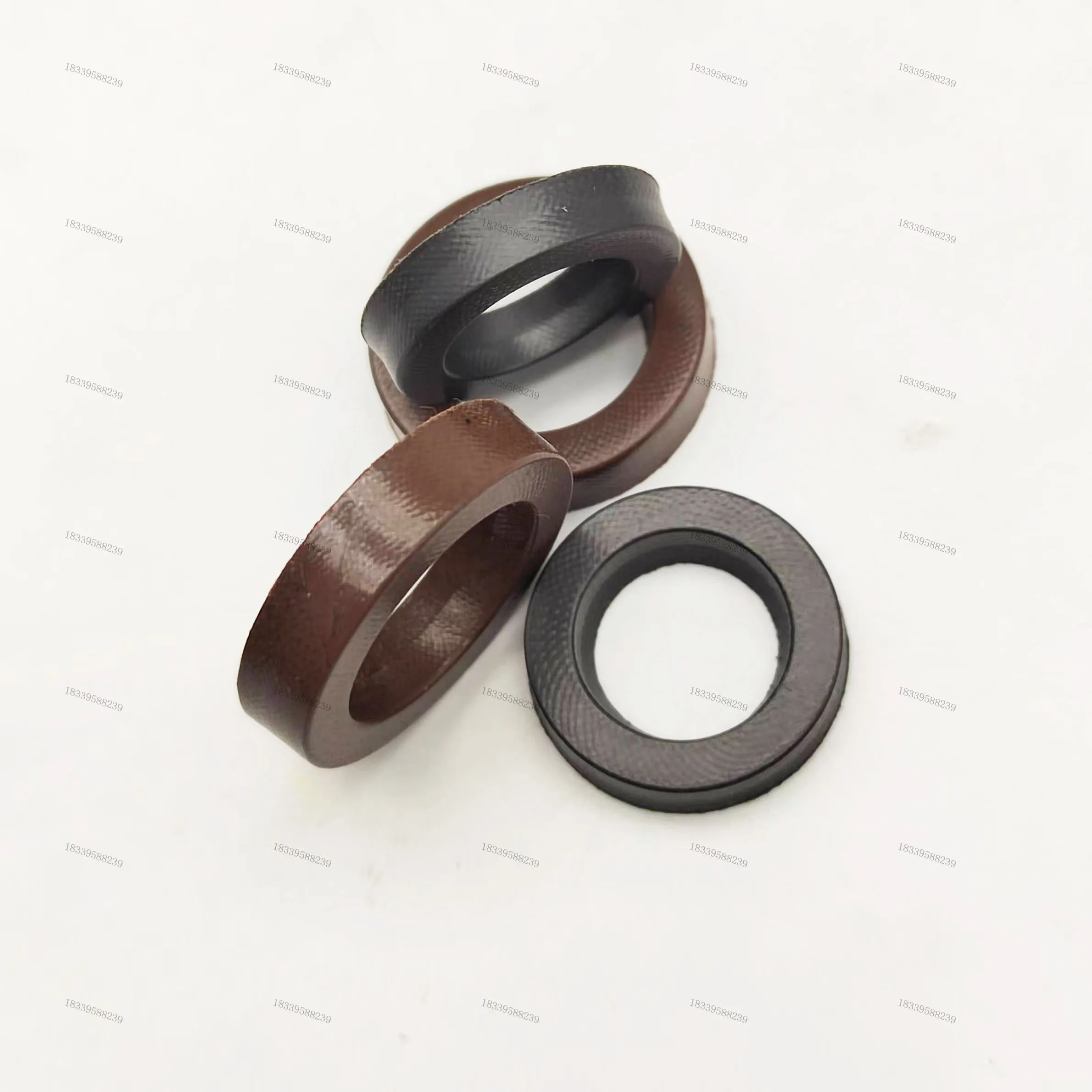 High pressure cleaning machine pump head seal made of aramid fiber material, high-pressure water seal U-shaped and V-shaped