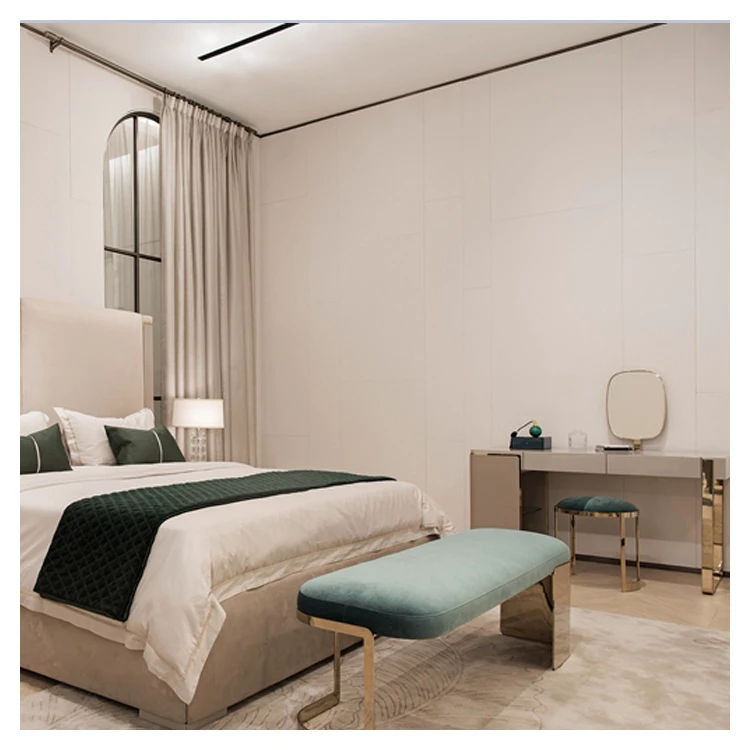 Italian Style Bedroom Furniture Bed End Stool Bedroom Solid Wood Frame Leather Luxury The End Of The Bed Stool