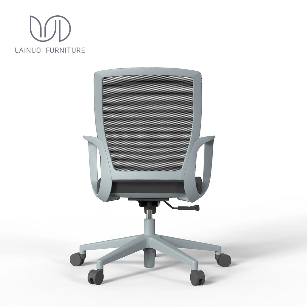 ergonomic office grey  mesh chair white