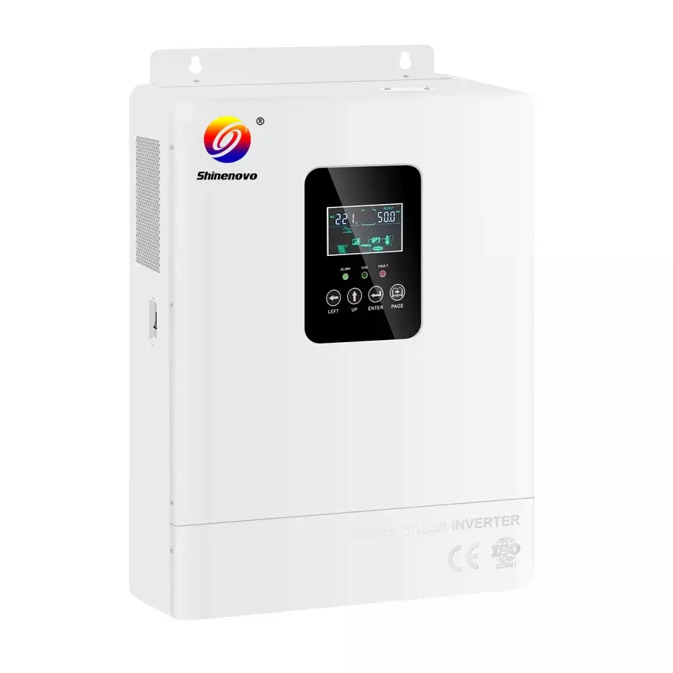 8kw 48V Dual 150A MPPT solar charge controller 8KVA 50Hz 60Hz DC AC off Grid single phase high frequency solar hybrid inverter
