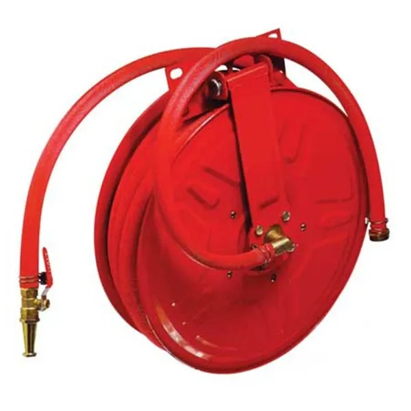Carbon steel fire hose reel with 30 m 3/4 inch water hose for fire service