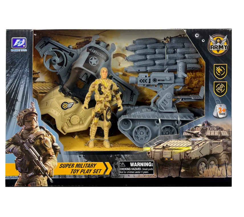 Police Toy Truck with Little Police Figures Army Men Toy Soldiers Educational Kids Games