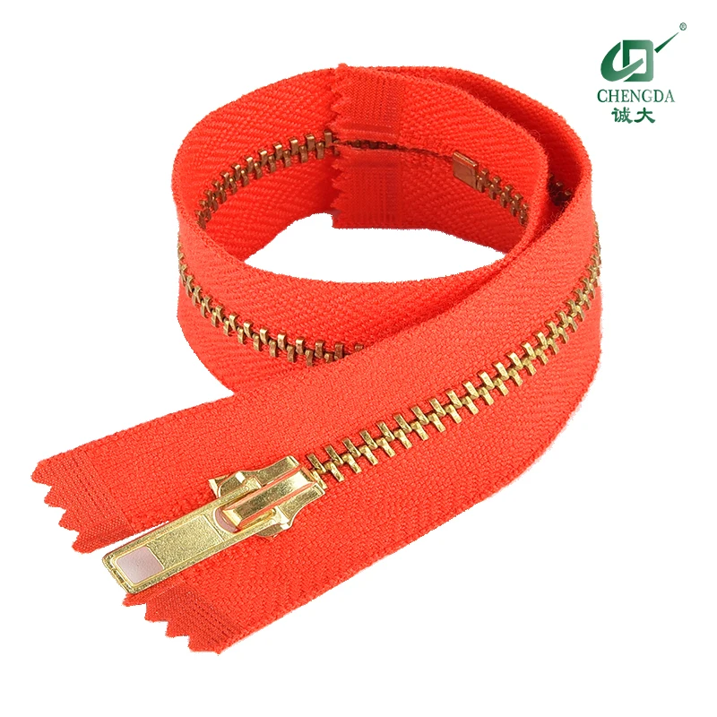 CHENGDA Best Sale Customized Fireproof  Zipper flame retardant plastic zipper metal zip