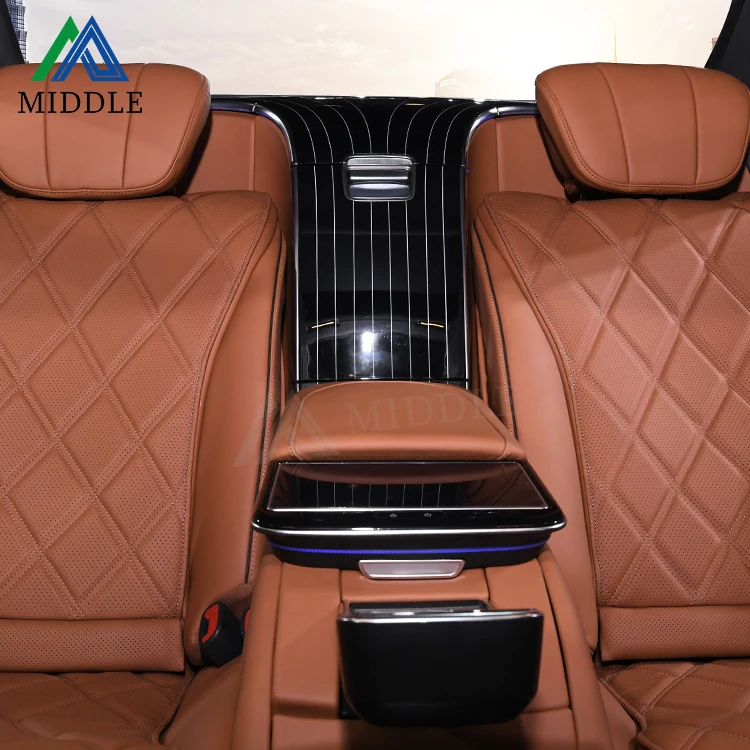 New Design Luxury  Interior Upgrade Kit For S Class W223 Upgrade To Maybach Type Rear Seats With Console