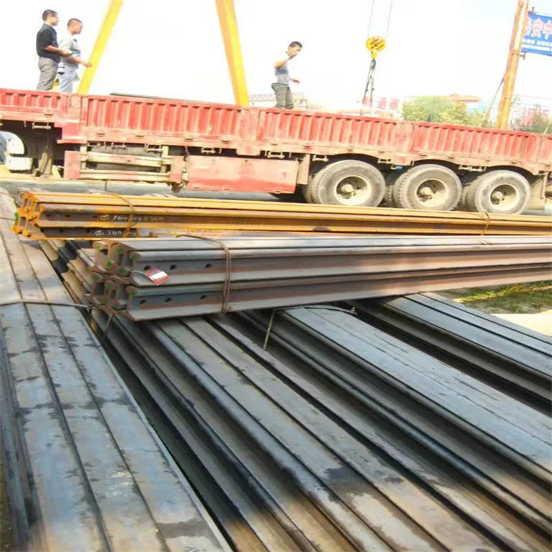 R65 R60 R59 Q235b Light Steel Rails Heavy Train Railway Railroad Steel Rails