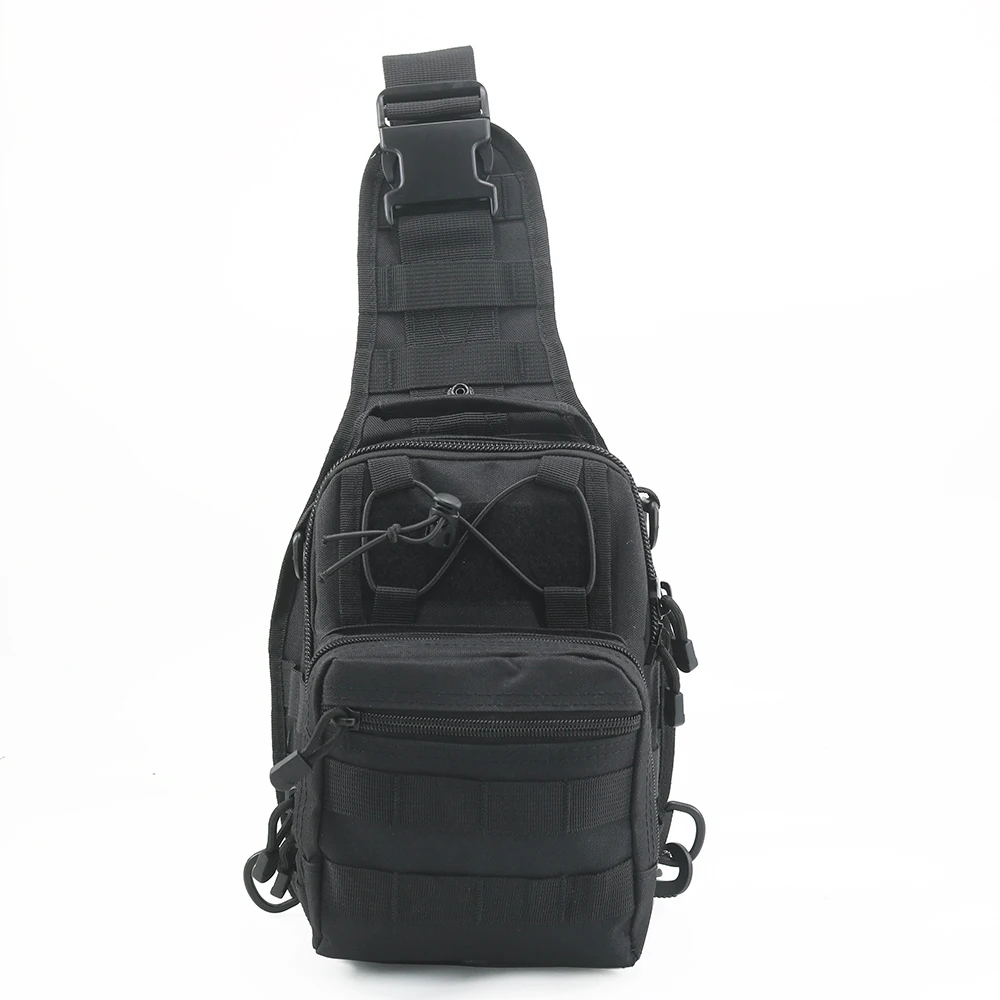 Chenhao Tactical Crossbody Men Sling Bag Wallet Casual Travelling Chest Purse Hiking Shoulder Bag Outdoor Sport Chest Gig Bag