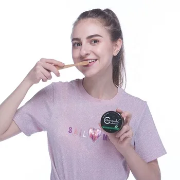 Glory Smile Mint Flavor Tooth Whitening Powder Organic Snow White Teeth Whitening Powder Activated Carbon Private Logo