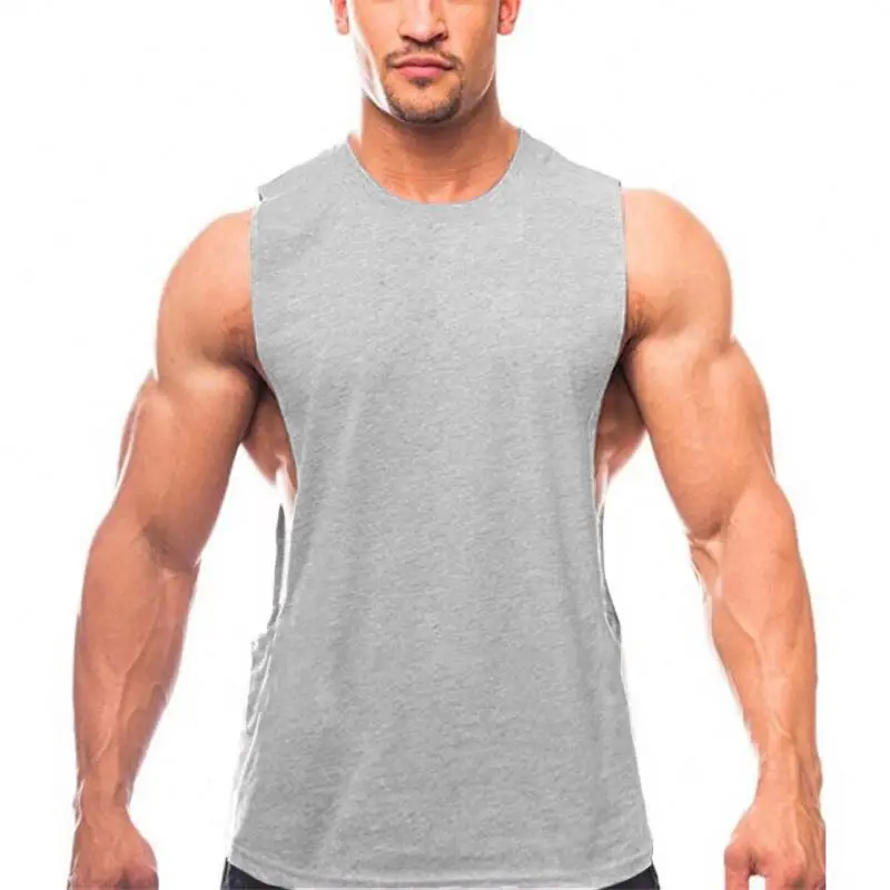 
Eshine Men Sleeveless Loose Solid Muscle Fit Quick Dry Soft Crewneck Performance Workout Gym Tank Tops 