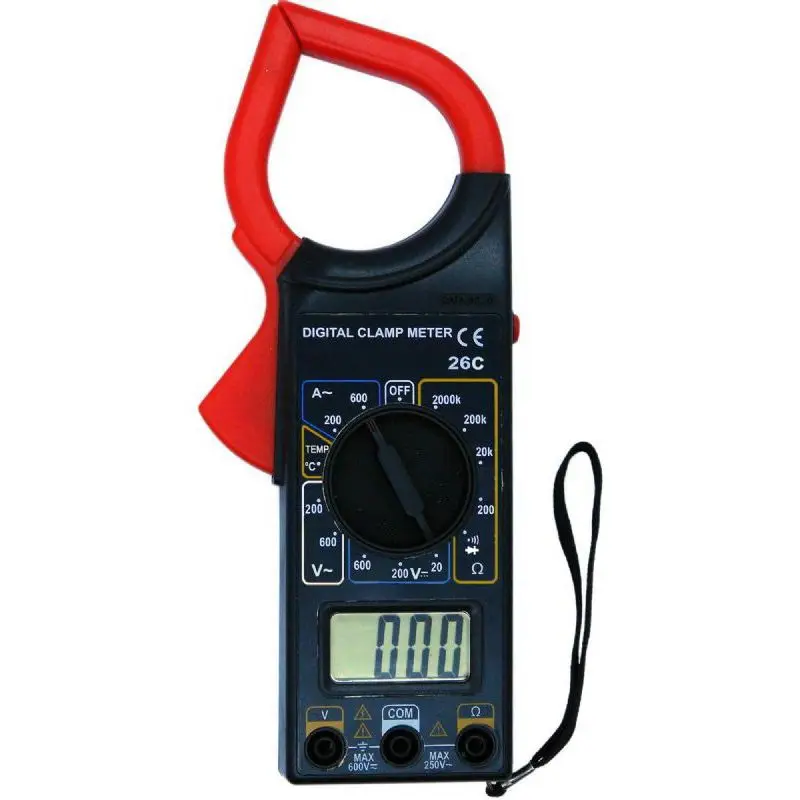 Voltage Mini Digital Clamp Multimeter Meter Current AC/DC Voltage Resistance Capacitance Frequency Tester Detection