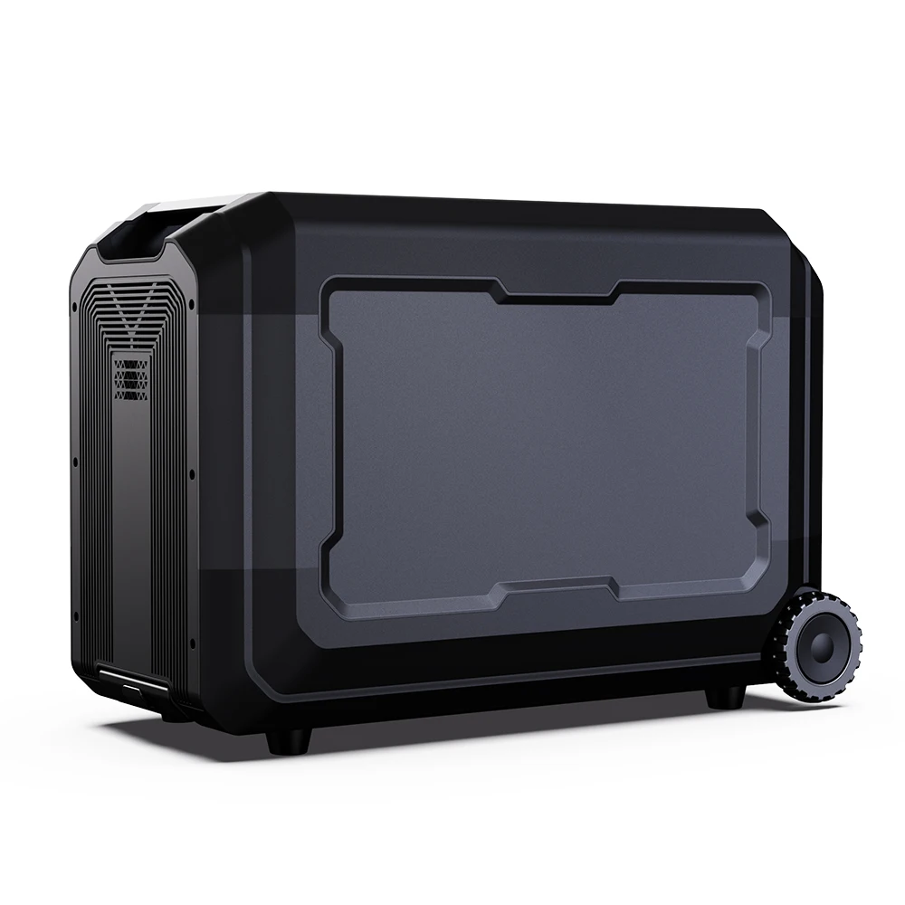 Portable Power Station 3600Wh DELTA Pro, 2.7H to Full Charge, 5 AC Outlets, 3600-7200W, 120V Lifepo4 Power Station with