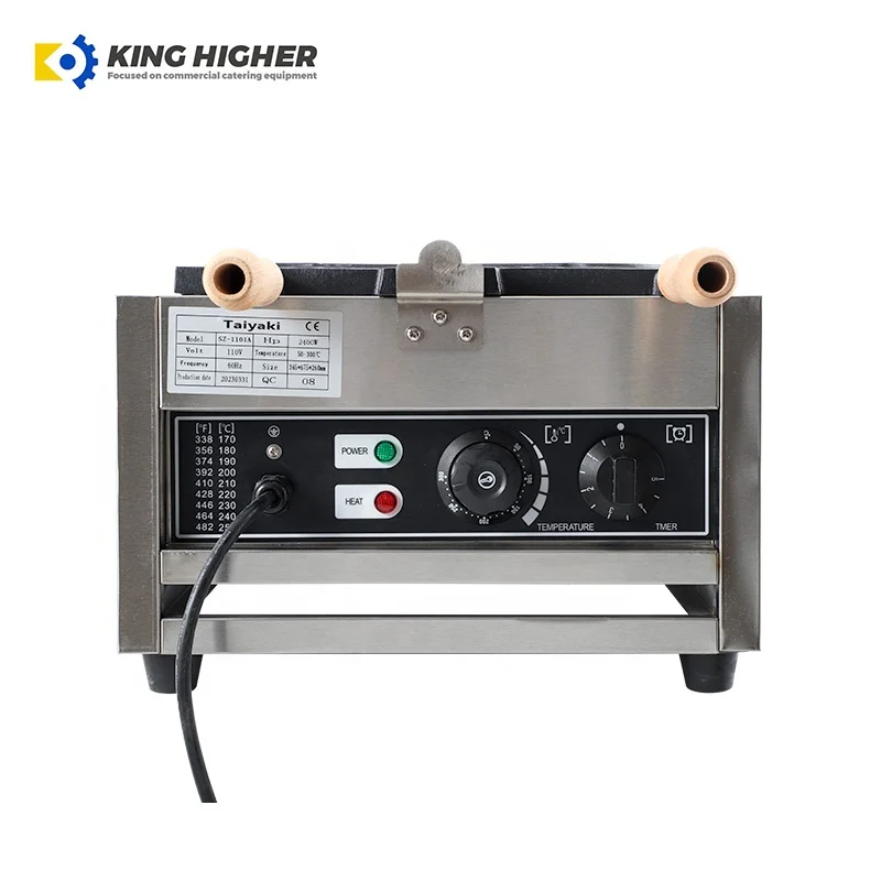 Factory Direct High Quality Fish Shaped Taiyaki Waffle Maker Machine Commercial Snack Equipment for Home Use