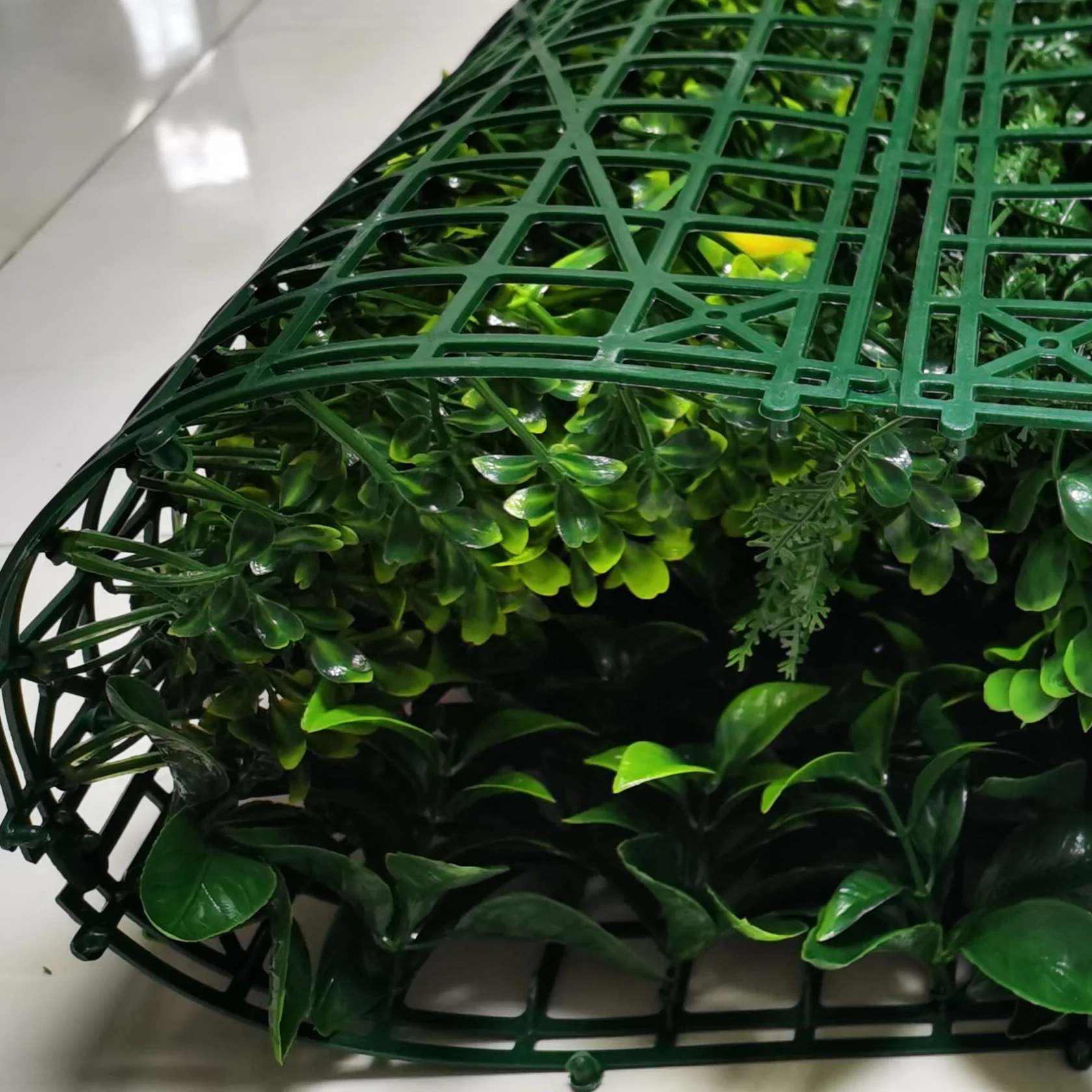 Unique Design Hot Sale Mixed Greenery Trees Home Decoration Wall Panel Made of Artificial Plants