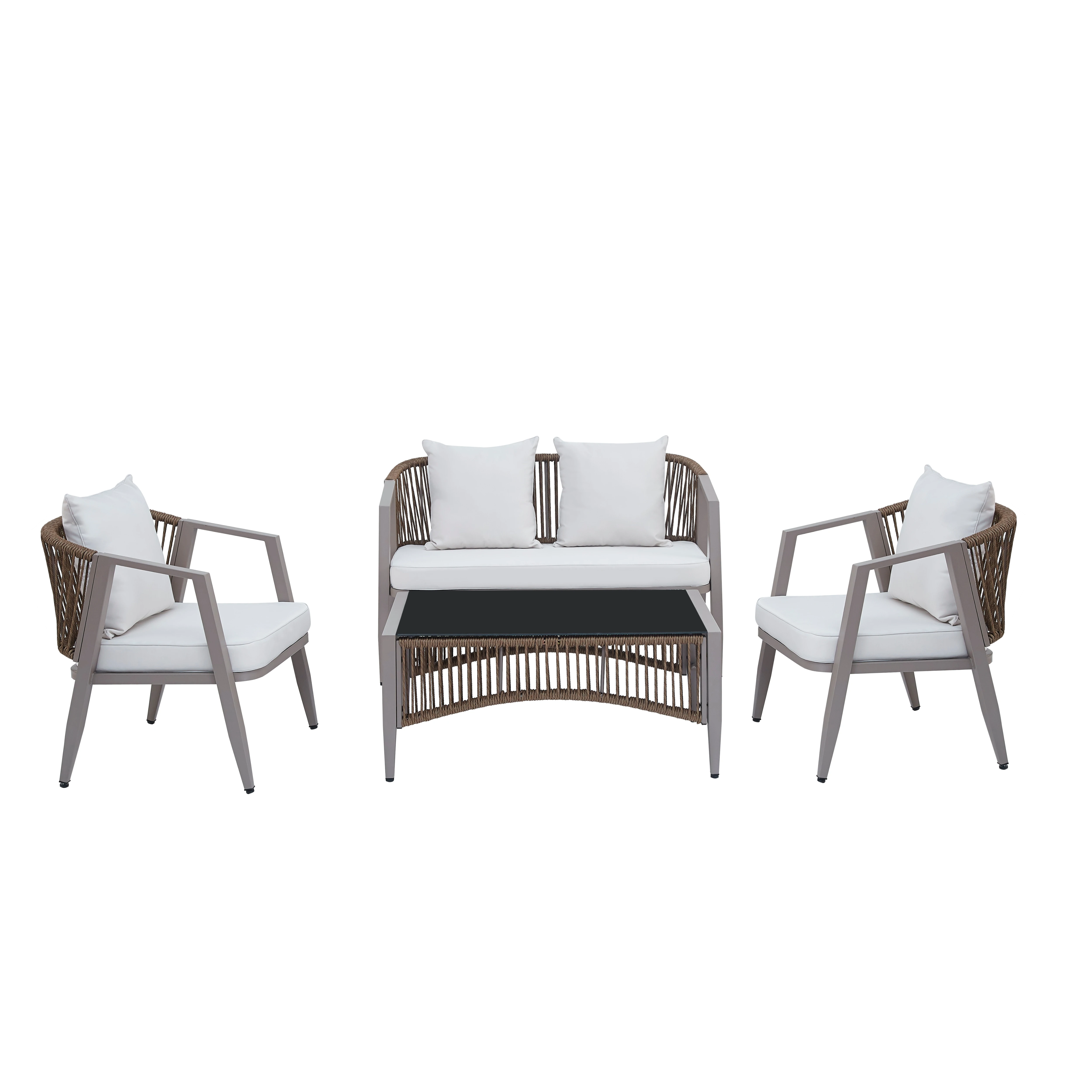 2024 Wholesale Fashion and Modern Style Outdoor Sofa Set UV-Proof and Durable Sofa for Outdoor Using