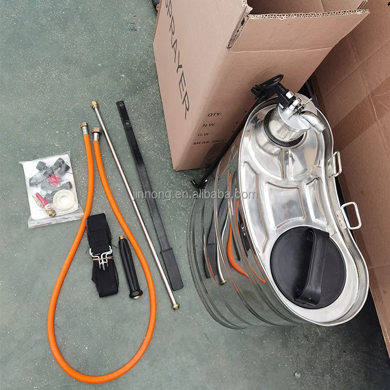 Agriculture Backpack Pest control spray machine 304 ss metal 16L Stainless steel knapsack sprayer