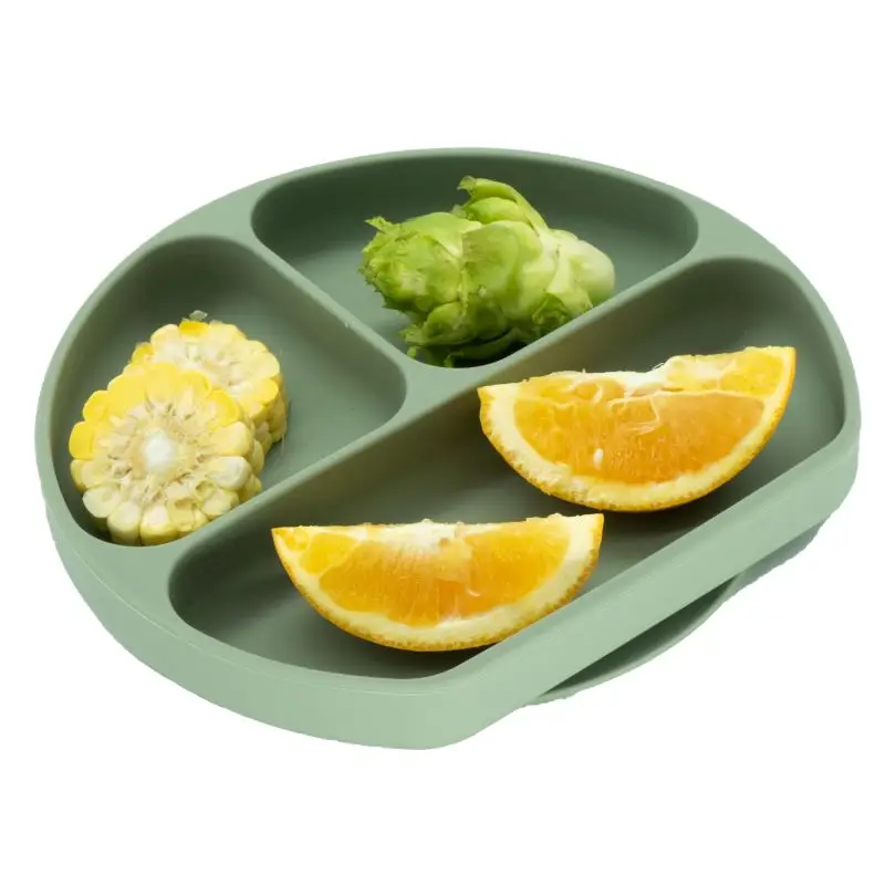 Dish High Quality Feeding Buy Wooden Spoon Babies Baby Suction Plate Silicone Bibs Bib And Bowl Set