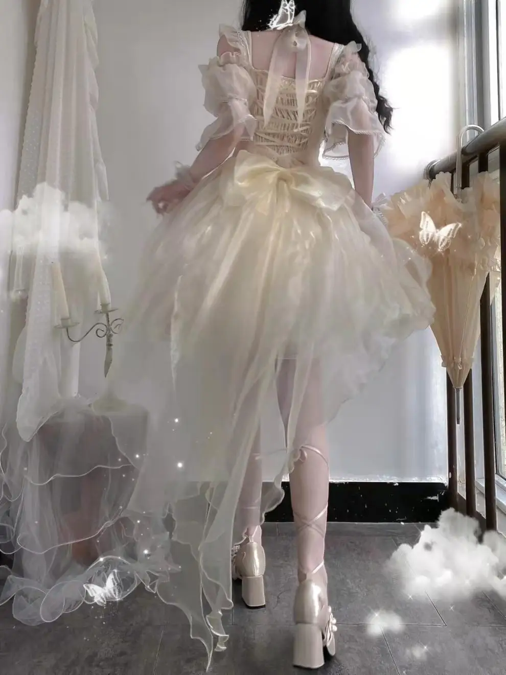 wholesale 2022 high quality Japanese gothic cake style cosplay Lolita dress