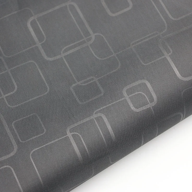 China Factory 100% Polyester PA Coated Oxford 125GSM Embossed Fabric For Bag Lining